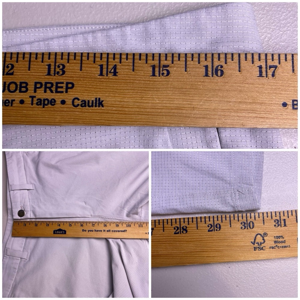 Lululemon Pants 33 (34x30.5) Mens Commision Slim Ventlight White LM5AF5S GUC - Picture 4 of 12